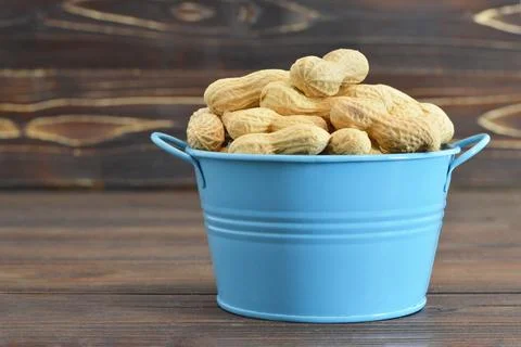 Dry roasted peanuts in shell Foto stock