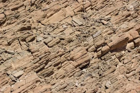 Dry rock stone sharp edges building material background texture 스톡 사진