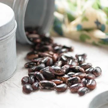 Dry runner beans Stock Photos