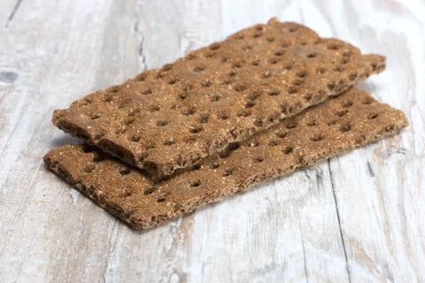 Dry rye crispbread Stock Photos