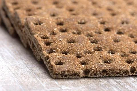 Dry rye crispbread Stock Photos