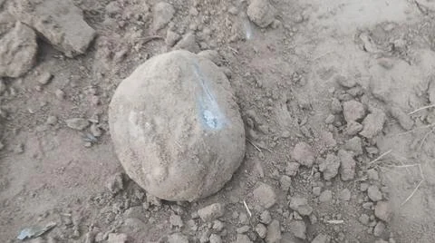 Dry Sandy Soil Texture with Buried Stones ​Option 2 (Conceptual): Fine Dry Stock Photos