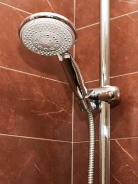 Dry shower head Stock Photos