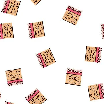 Dry skin vector seamless pattern Illustrazione stock