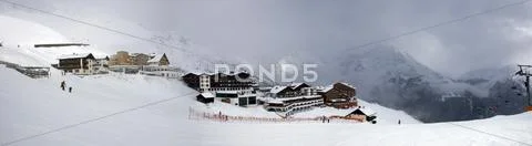 Dry Slopes Austria Stock Photos