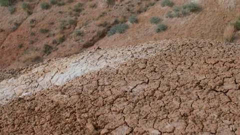Dry soil and valley Stock Footage 199272839