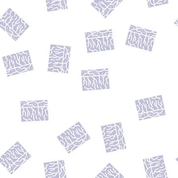 Dry soil glyph seamless pattern Stock Illustration