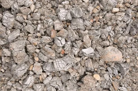 Dry soil in mountains Stock Photos