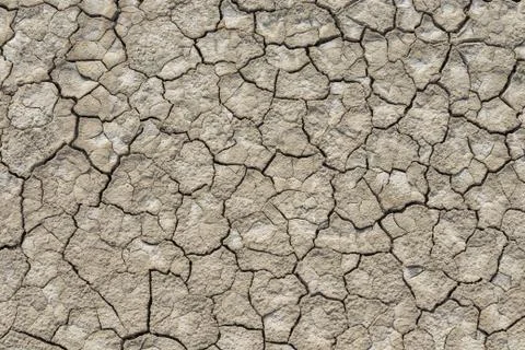 Dry soil pattern texture global warming Stock Photos