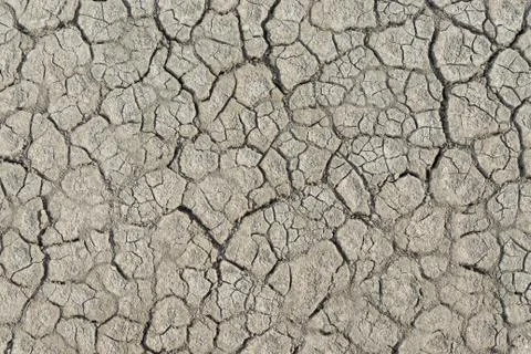 Dry soil pattern texture global warming Stock Photos