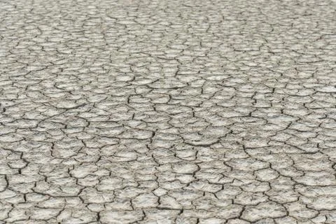 Dry soil pattern texture global warming Stock Photos