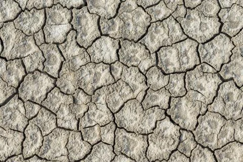 Dry soil pattern texture global warming Stock Photos