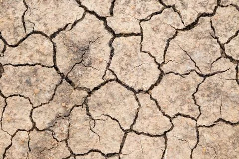 Dry soil texture background Stock Photos