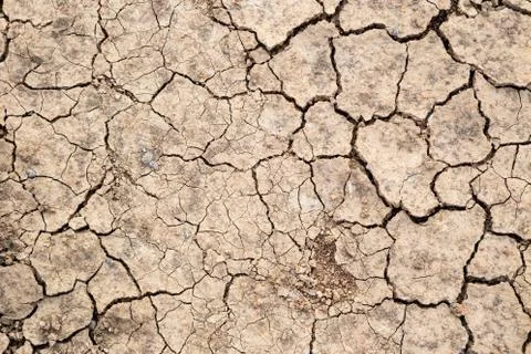 Dry soil texture background Stock Photos