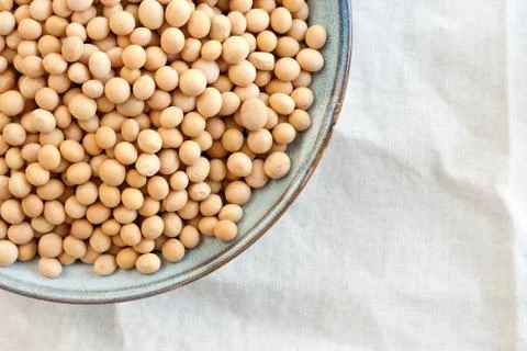 Dry soybeans Foto stock