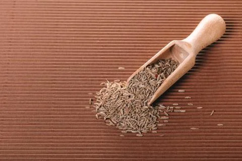 Dry spices cumin closeup Stock Photos