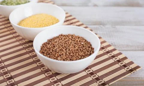 Dry split green peas Stock Photos