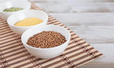 Dry split green peas Stock Photos