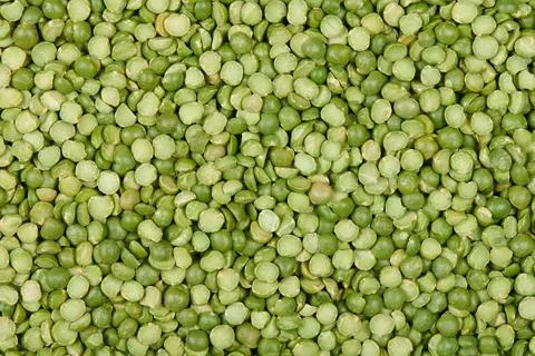 Dry split green peas texture Stock Photos
