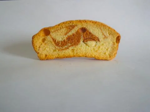 Dry sponge cake Stock Photos