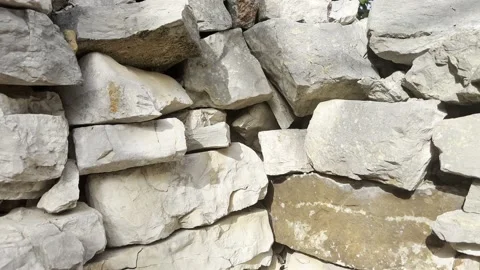 DRY STONE WALL DALMATIA 2 Stock Footage 202175132