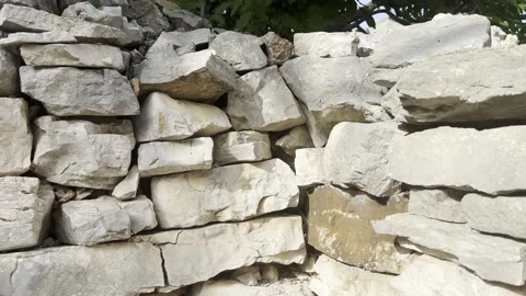 DRY STONE WALL DALMATIA 3 Stock Footage 202175171