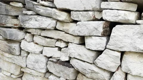 DRY STONE WALL DALMATIA 5 Stock Footage 202175172