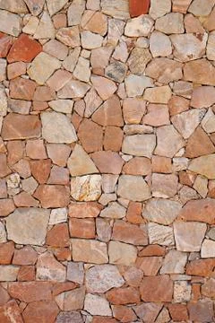 Dry stone wall Foto stock
