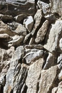Dry stone wall Stock Photos