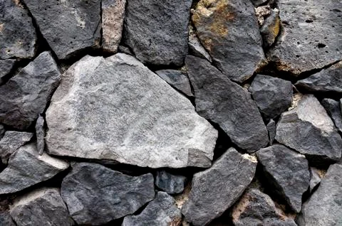 Dry stone wall Stock Photos