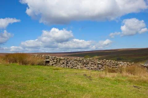 Dry stone wall Stock Photos