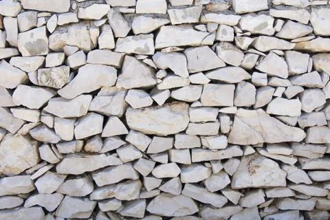 Dry stone wall Stock Photos