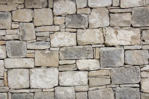 Dry stone wall Stock Photos
