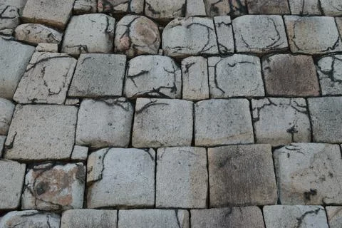 Dry stone wall Foto stock