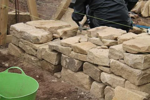 Dry Stone Wall. Fotos de archivo