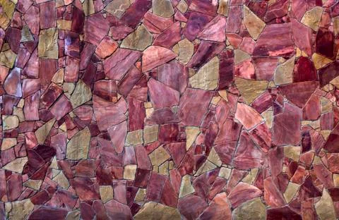 Dry stone wall texture background Stock Photos