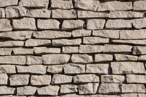 Dry stone wall texture background Stock Photos