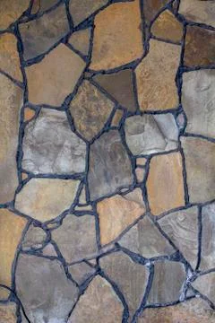 Dry stone wall texture background Fotos Stock