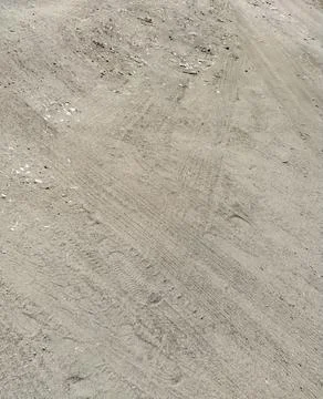 Dry stony dusty ground. Rustic road texture Foto stock