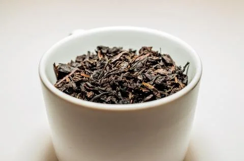 Dry tea in cup 写真素材