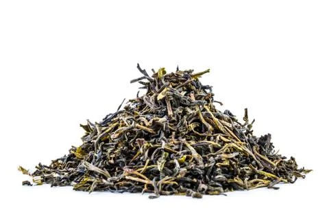Dry Tea isolated on white Stock Photos