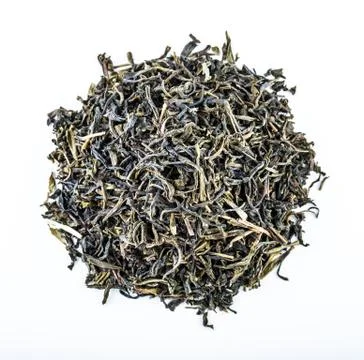 Dry Tea isolated on white Stock Photos