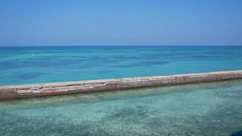 Dry Tortugas Ocean Landscape Stock Footage 104739089