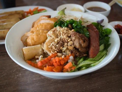 Dry Vermicelli Combination Stock Photos