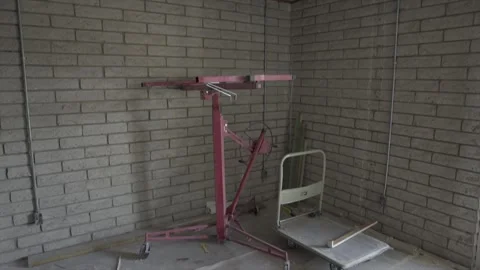 Dry wall hanger Stock Footage 303172039