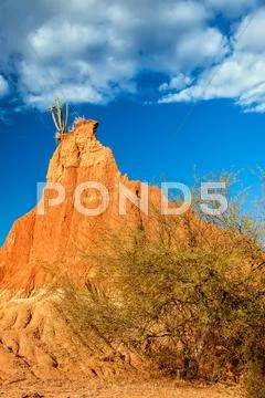Dry Weathered Rock Formation Stock Photos