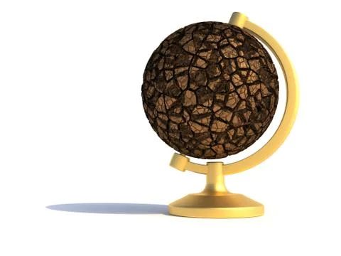 Dry world Stock Illustration