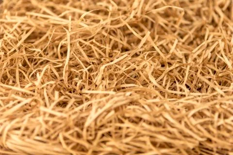 Dry yellow hay stack. Haystack grass background. Stock Photos