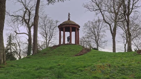 Dryburgh Temple of the Muses 스톡 동영상 237555904