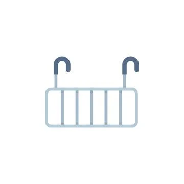 Dryer attach net icon flat isolated vector Stock Illustration